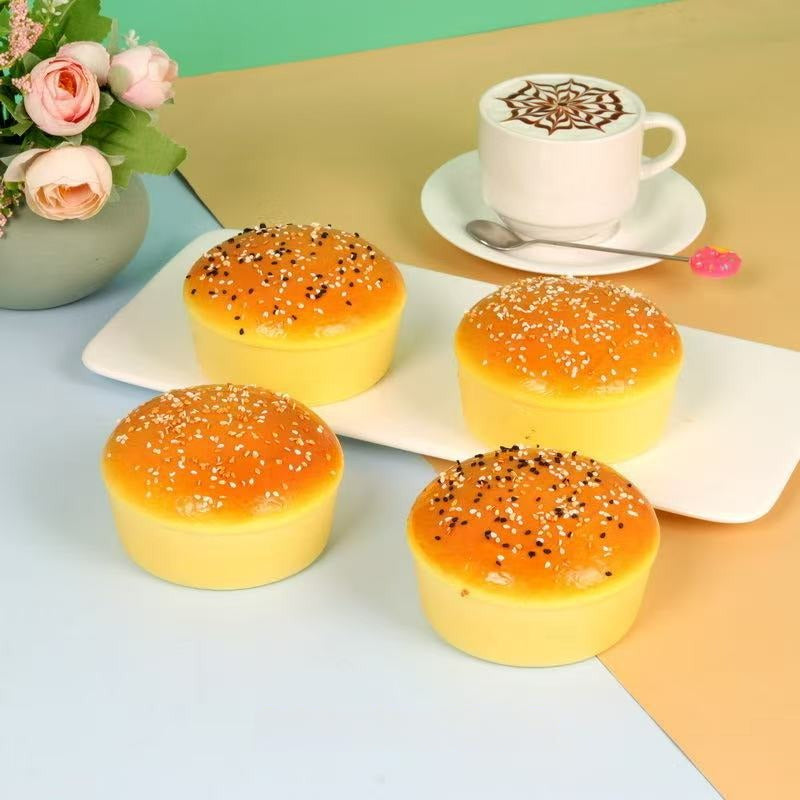 Cheese Bread Taba Squishy Toys