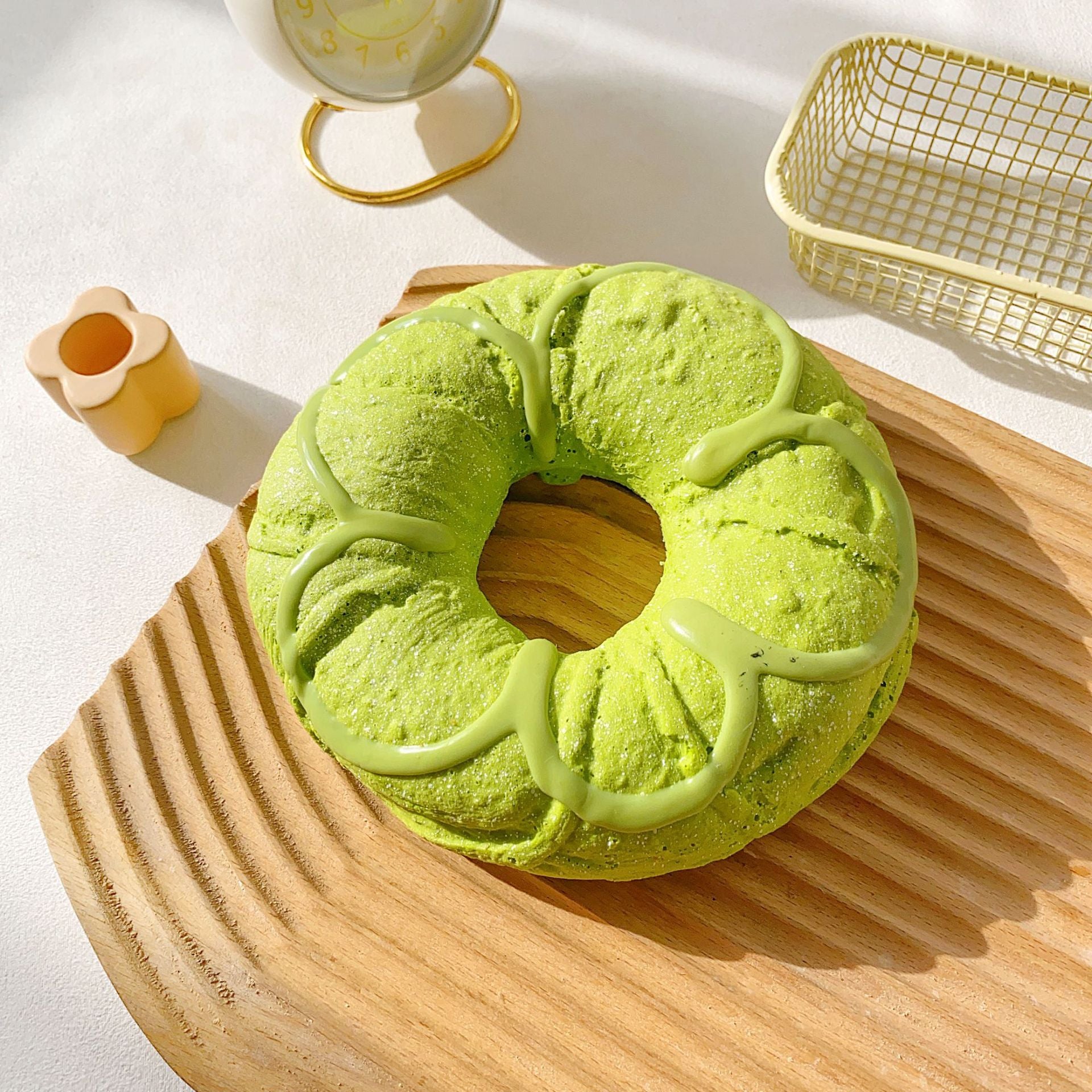 Matcha Donut Taba Squishy Toys