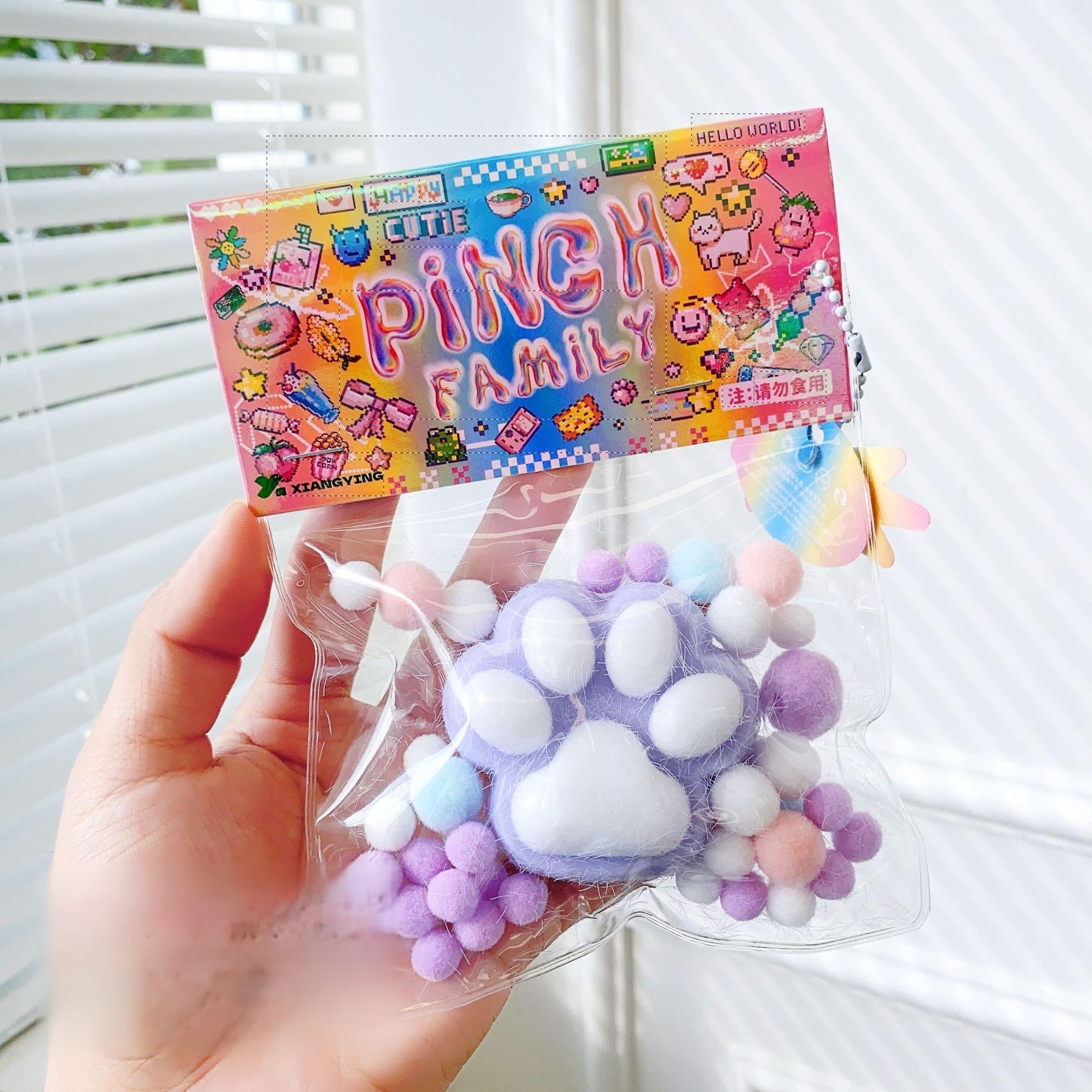 Purple Taba Squishy Paw Toys